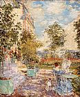 In a French Garden by childe hassam